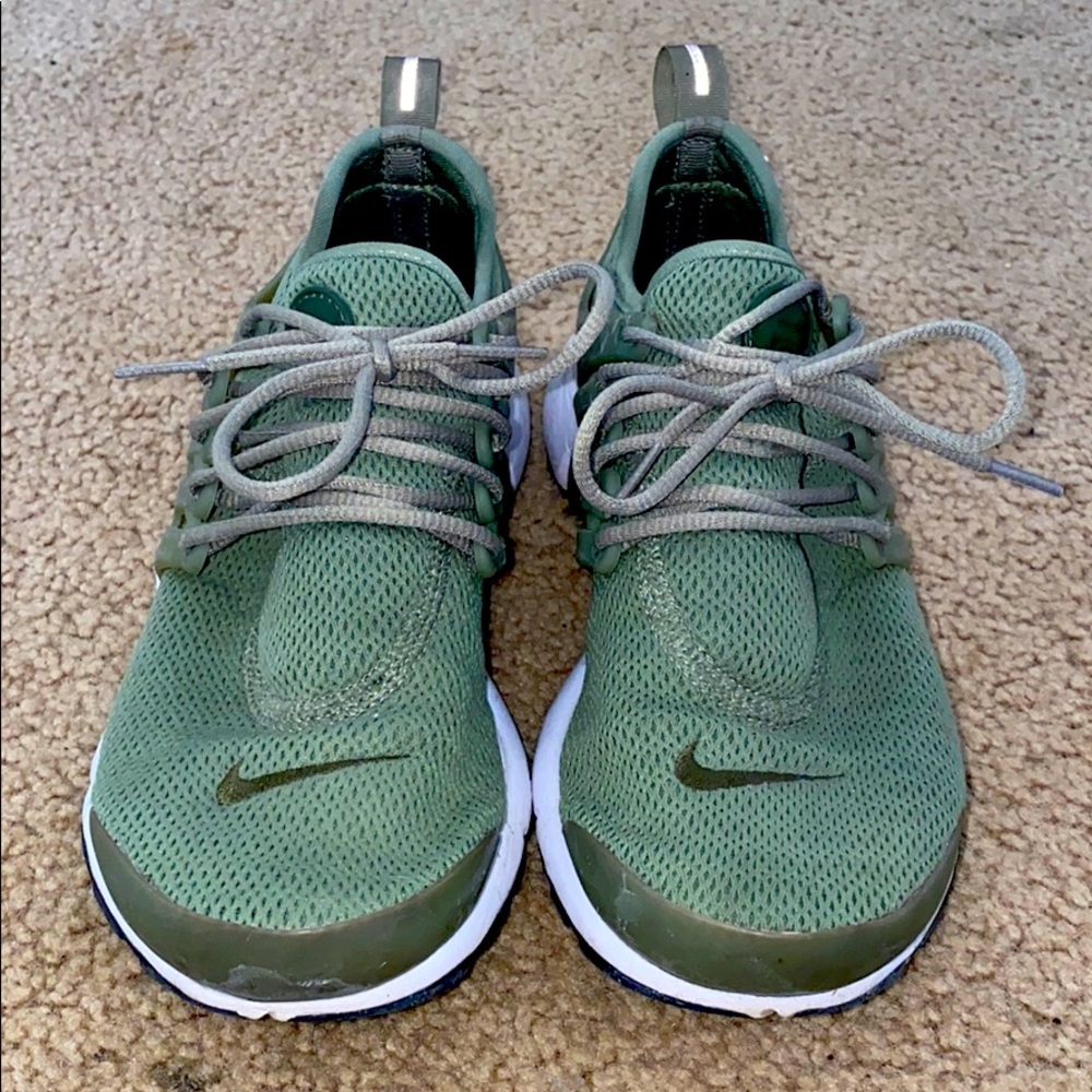 Olive green Nike Prestos